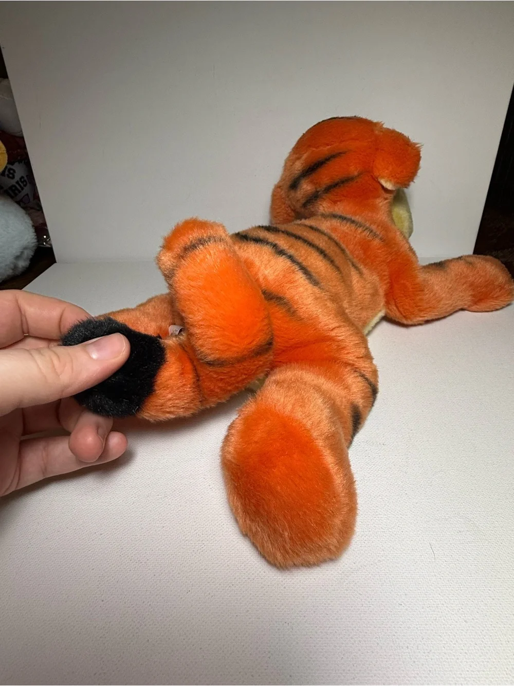 Walt Disney Store Exclusive Tigger 15 INCH Plush Authentic - In Lying Position